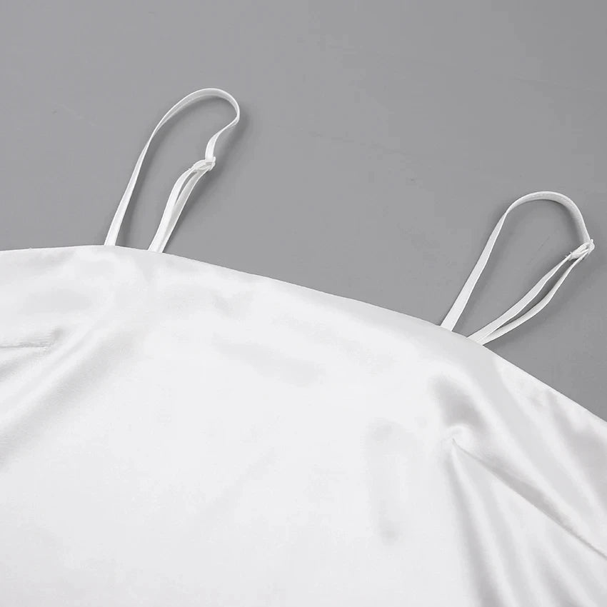 Ensemble pyjama coupe décontractée à fines bretelles Céleste