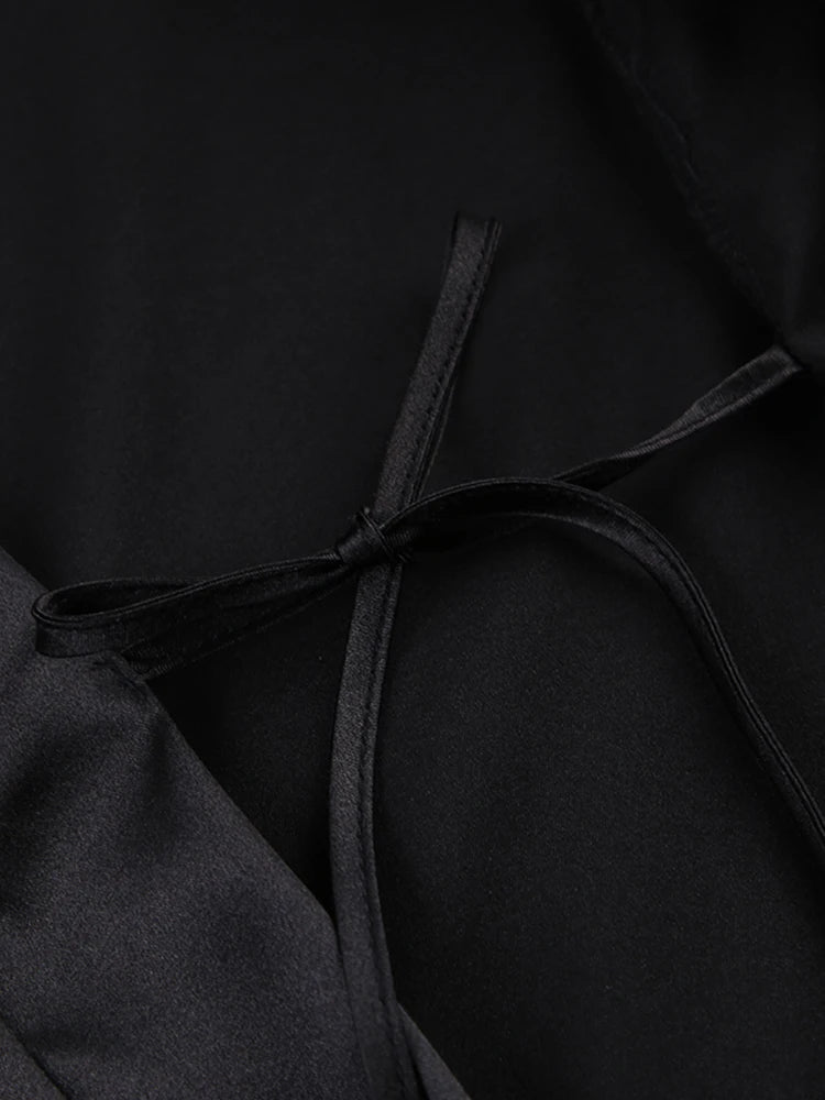 Ensembles de pyjama en dentelle patchwork avec soutien-gorge et sous-vêtements sexy en satin pour femme, 3 pièces, vêtements de nuit, peignoirs, 2023