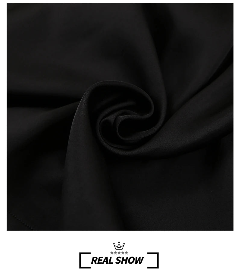 Ensemble de pyjama sexy à coupe basse pour femme, pantalon ample et décontracté à manches longues, en satin de soie uni, haut ajusté, 2 pièces