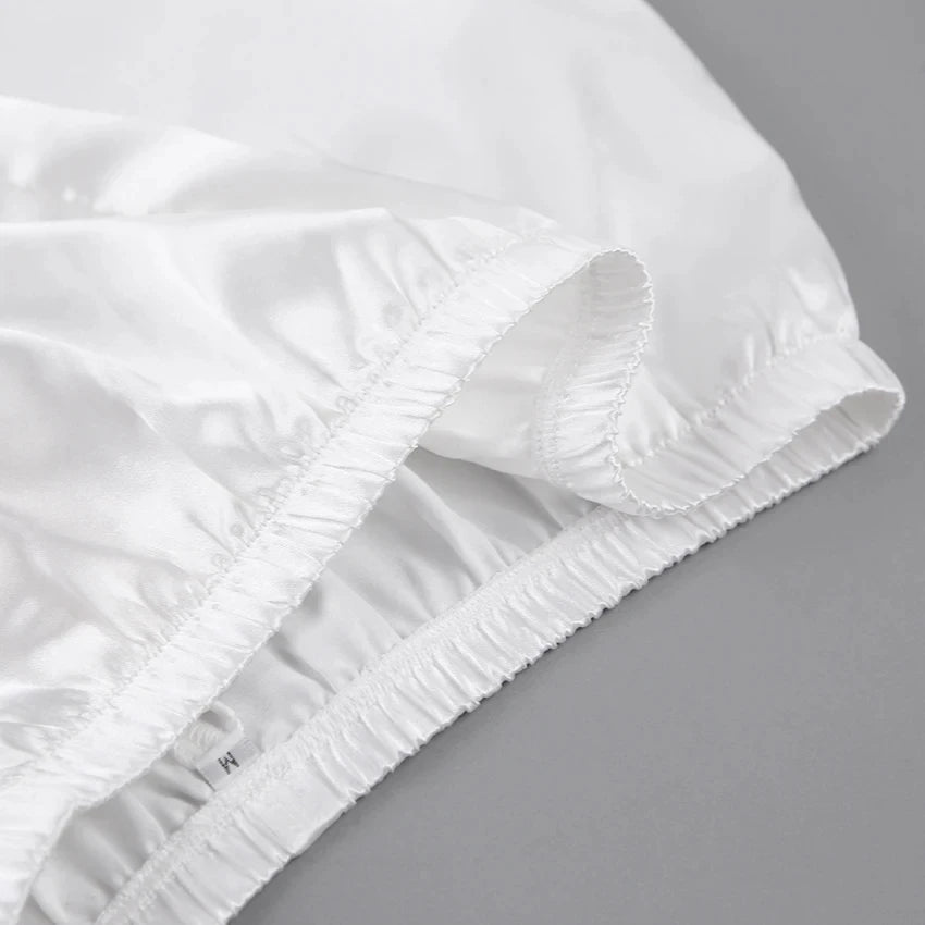 Ensemble pyjama coupe décontractée à fines bretelles Céleste