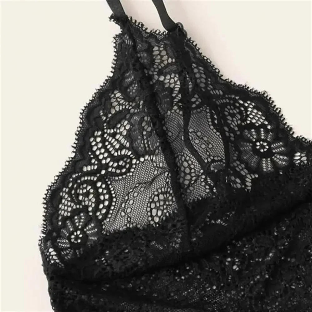 Ensemble de pyjama sexy en satin et dentelle pour femme, lingerie, short à bretelles élastiques, vêtements de nuit, sous-vêtements sans manches