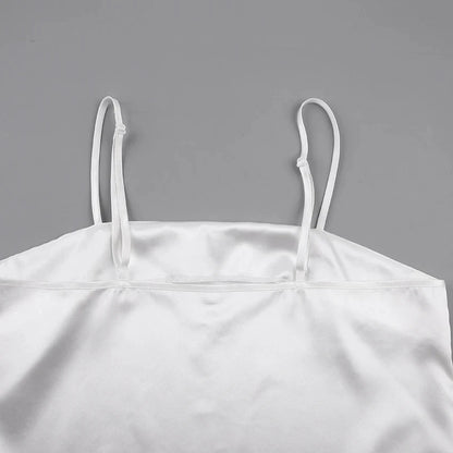 Ensemble pyjama coupe décontractée à fines bretelles Céleste