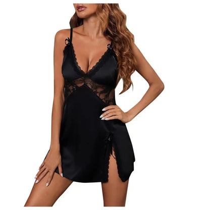 Ensembles de pyjama sans manches en satin de soie sexy pour femmes Ensembles de shorts camisole Vêtements de nuit