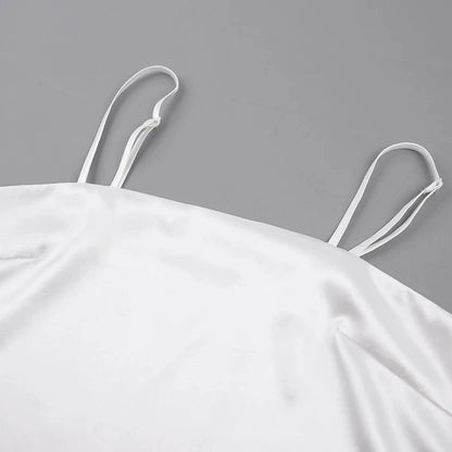 Ensemble pyjama coupe décontractée à fines bretelles Céleste